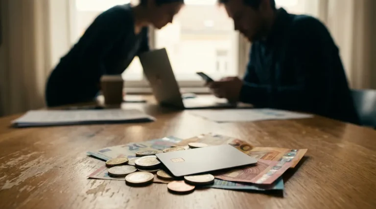 carte de crédit renouvelable pièces billets euro personnes ordinateur