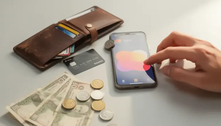 gestion moderne et changement de banque portefeuille carte digitale smartphone