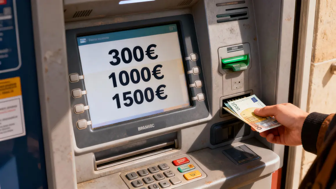 Distributeur automatique montants plafond retrait France