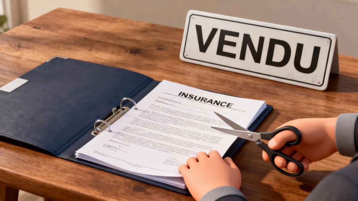 résiliation assurance habitation après vente classeur vendu