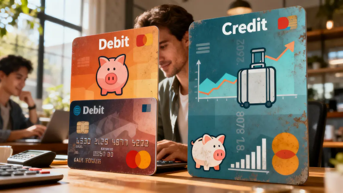 infographie carte de debit carte de credit