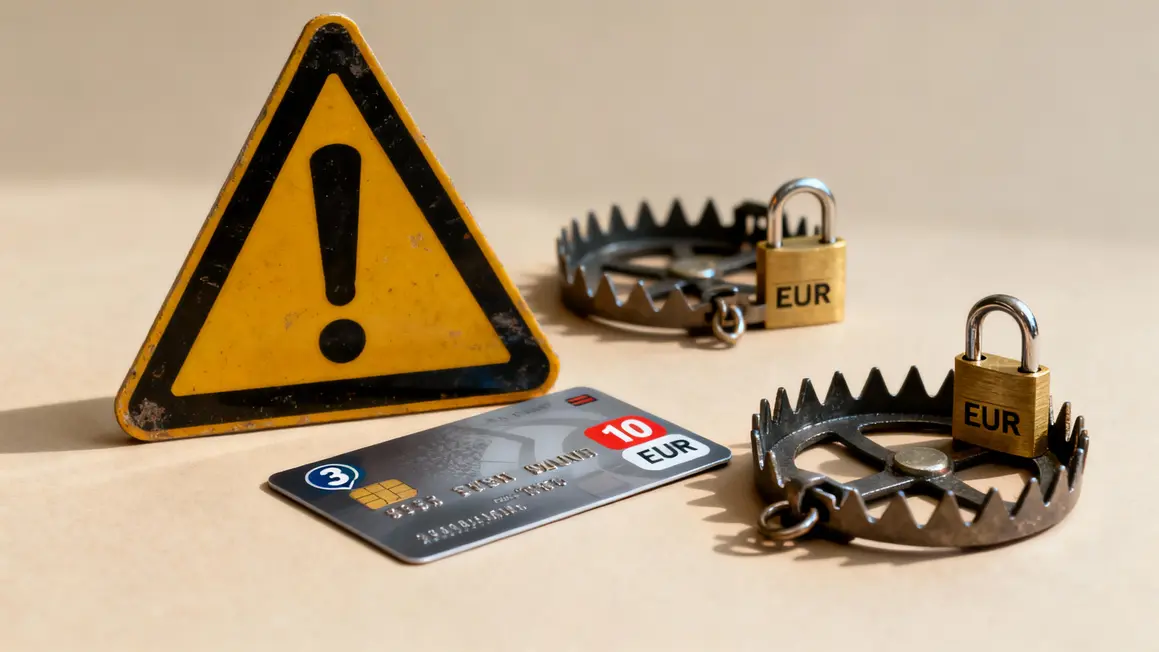 pieges et frais banques gratuites panneau avertissement