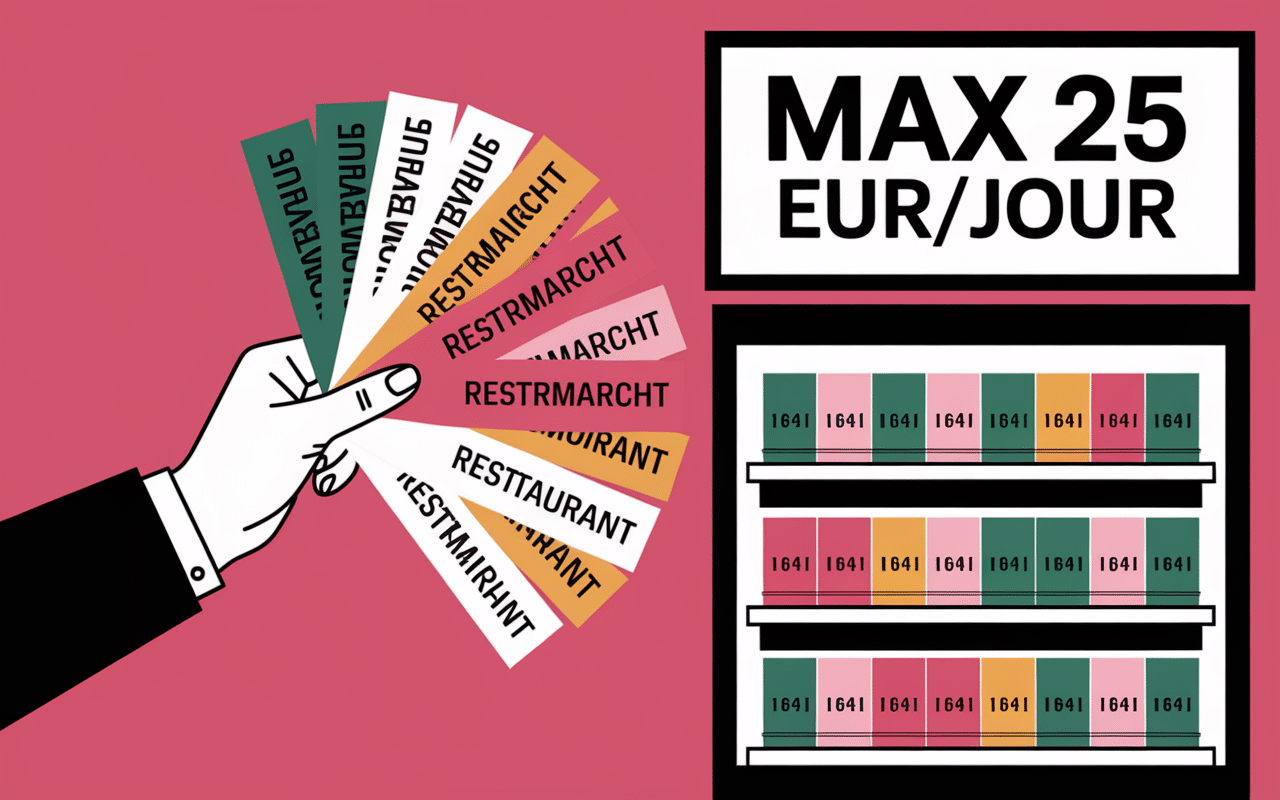 illustration supermarché combien de ticket restaurant par passage en caisse
