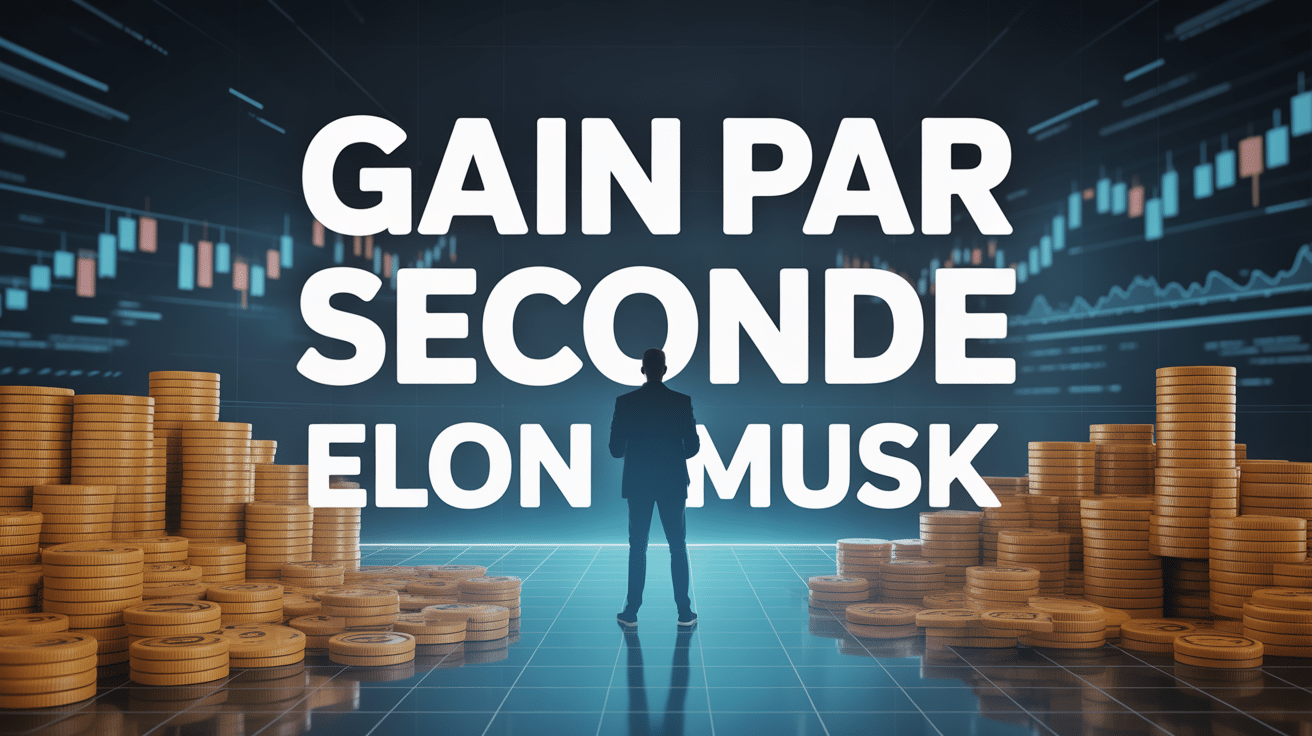 combien gagne elon musk par seconde visuel high tech