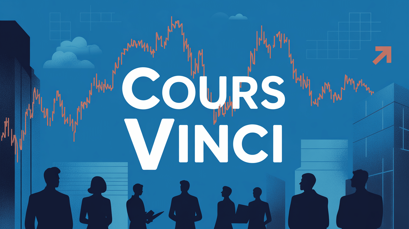 cour de la bourse vinci graphiques et investisseurs