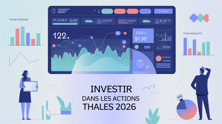 faut-il acheter des actions thales illustrant tableau boursier