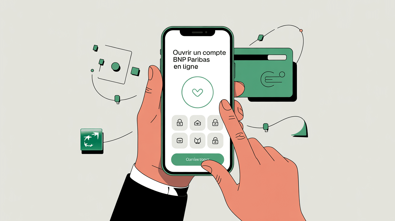 ouvrir compte bnp paribas smartphone securise