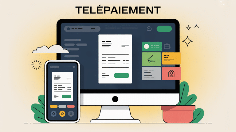 telepaiement sur ordinateur et smartphone facture