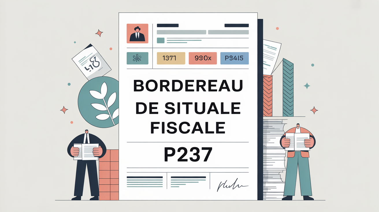 image bordereau de situation fiscale stylisee