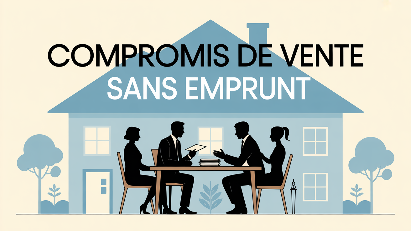 compromis de vente sans emprunt table notaire vendeur acheteur