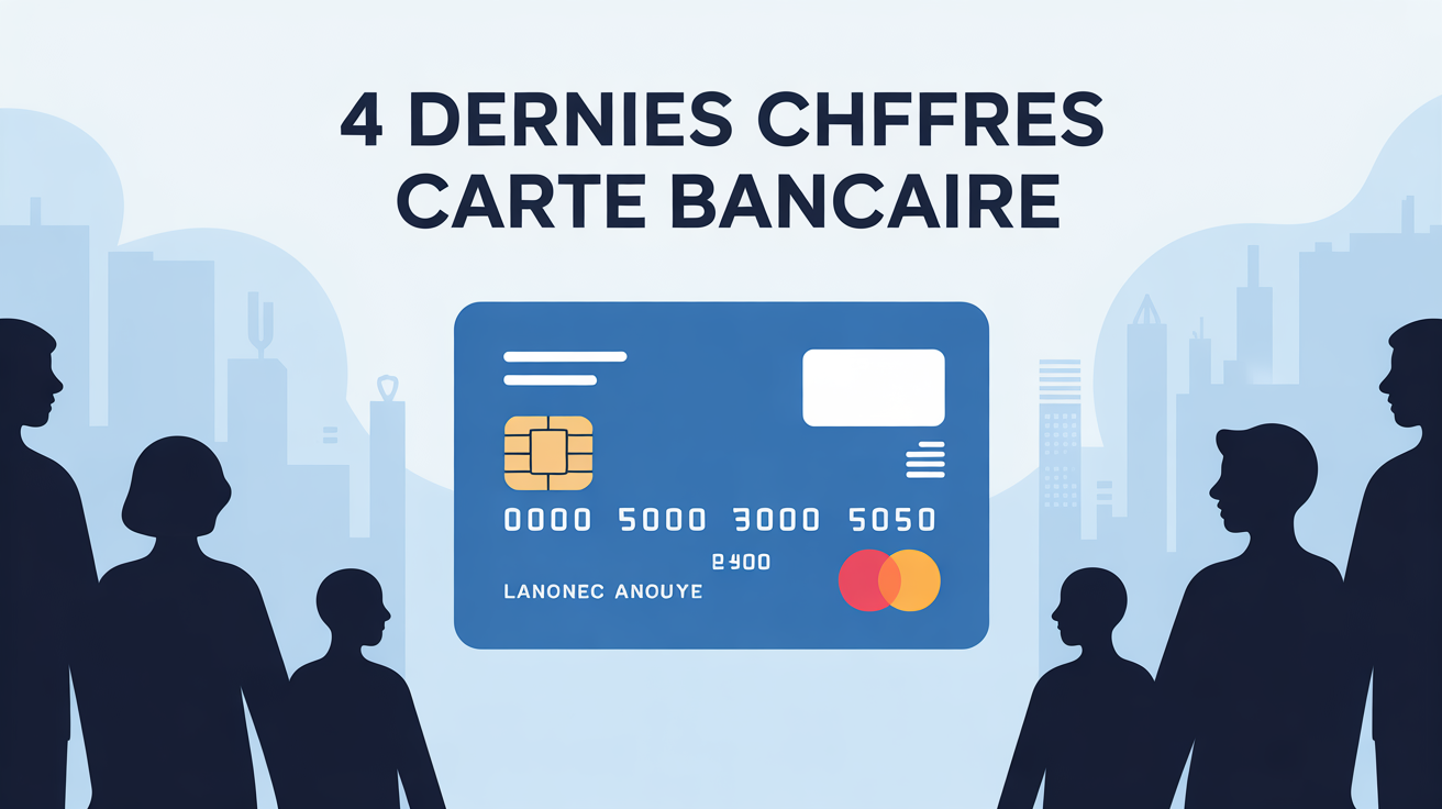 donner les 4 derniers chiffres de sa carte bancaire illustration securite