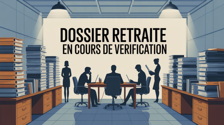 bureau administratif dossier retraite en cours de vérification combien de temps