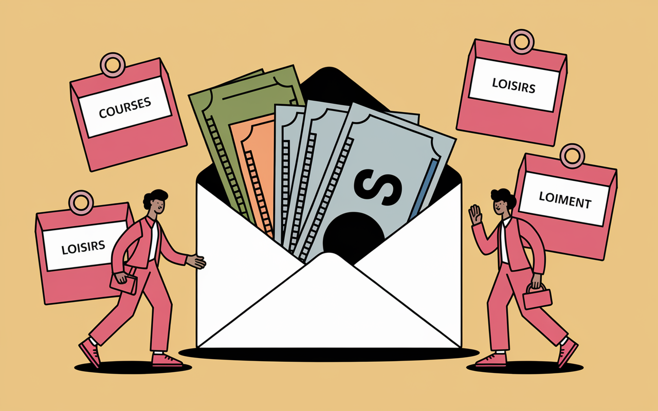 Tri argent dans enveloppes budgétaires