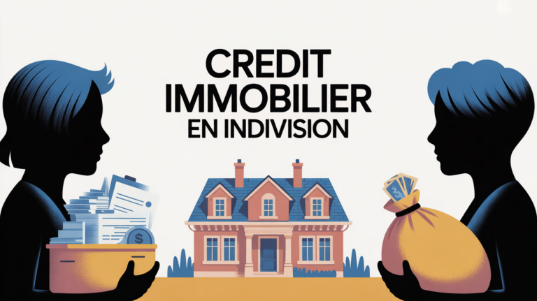 illustration maison je payé seul le crédit immobilier indivision