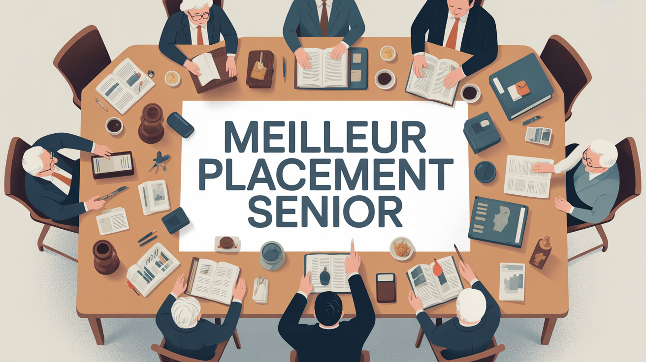 illustration meilleur placement pour un senior, patrimoine et seniors