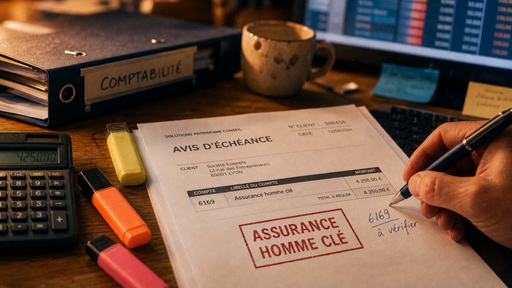 Assurance homme clé comptabilisation : primes et indemnités