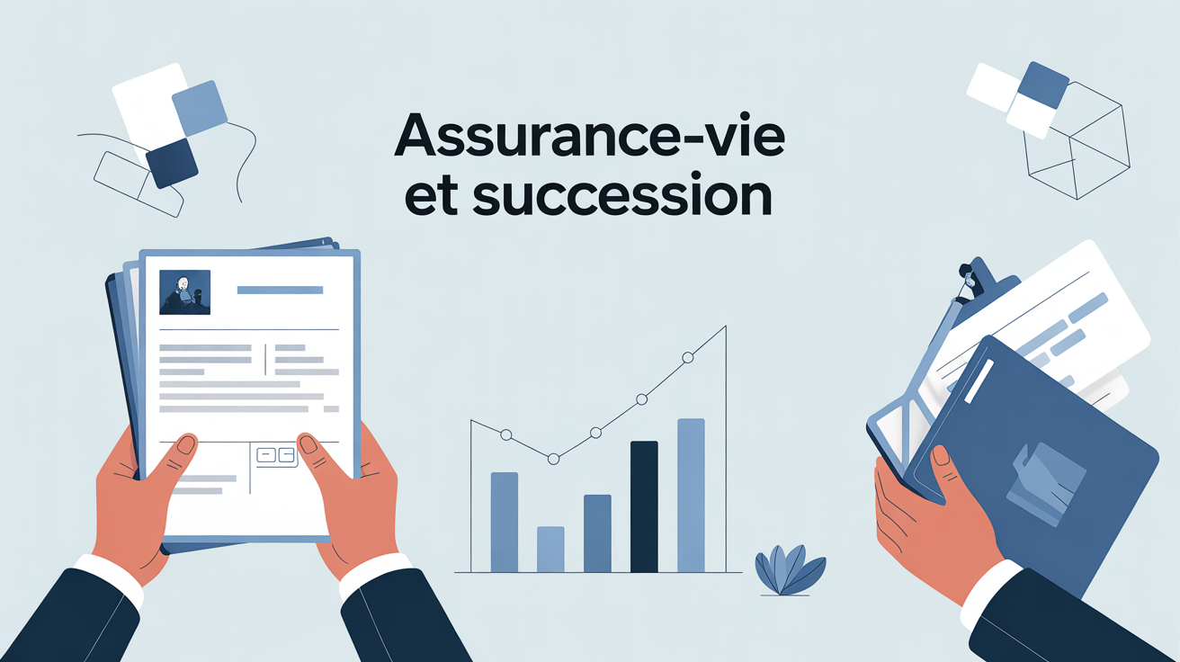 Illustration document legal assurance vie succession mains echange dossier