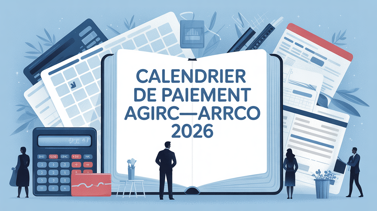 calendrier paiement pension agirc arrco 2026