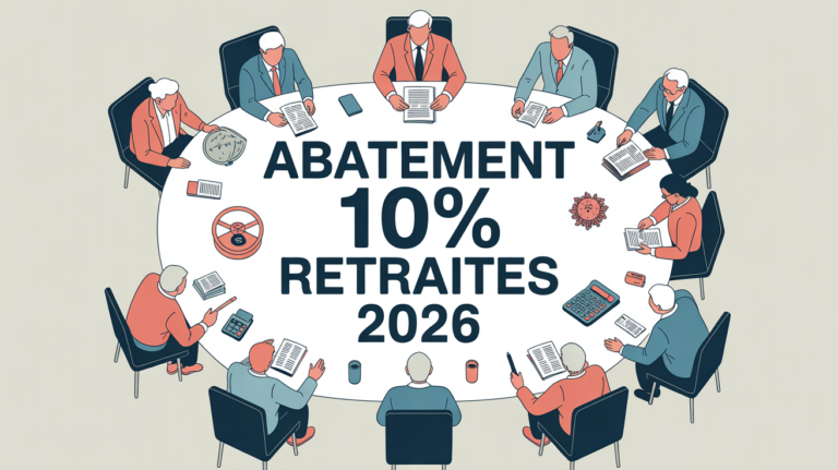 illustration forfait annuel retraite 2026 abattement 10 pourcent seniors table