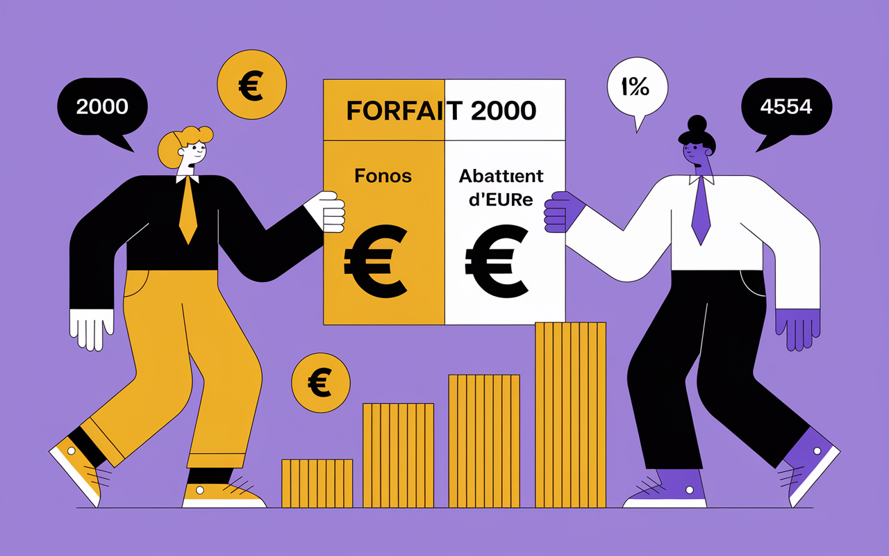 comparatif forfait annuel retraite 2026 abattement 10 pourcent tableau euro