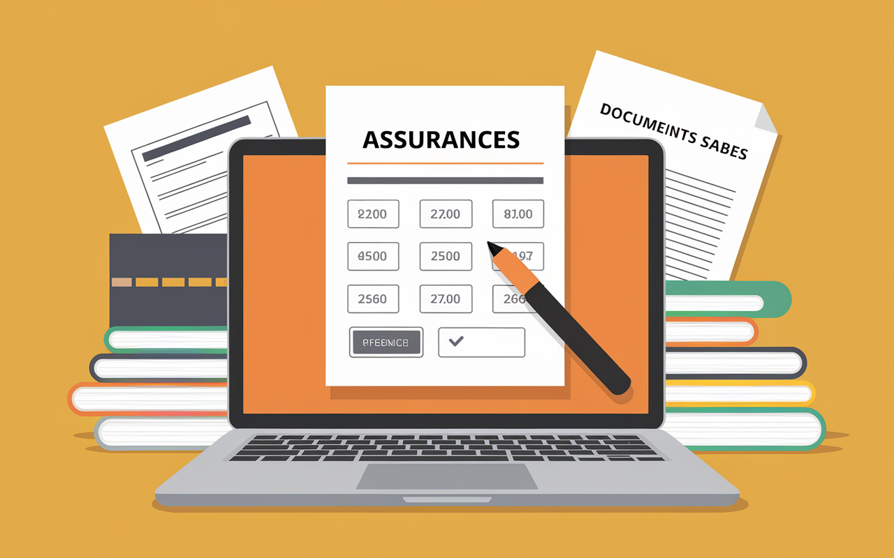 Formulaire devis assurance pour copropriété sur écran