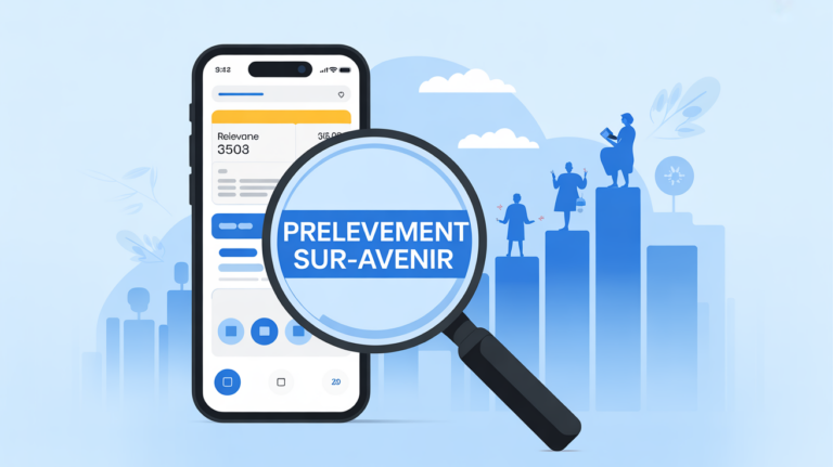 prelevement suravenir extrait releve smartphone