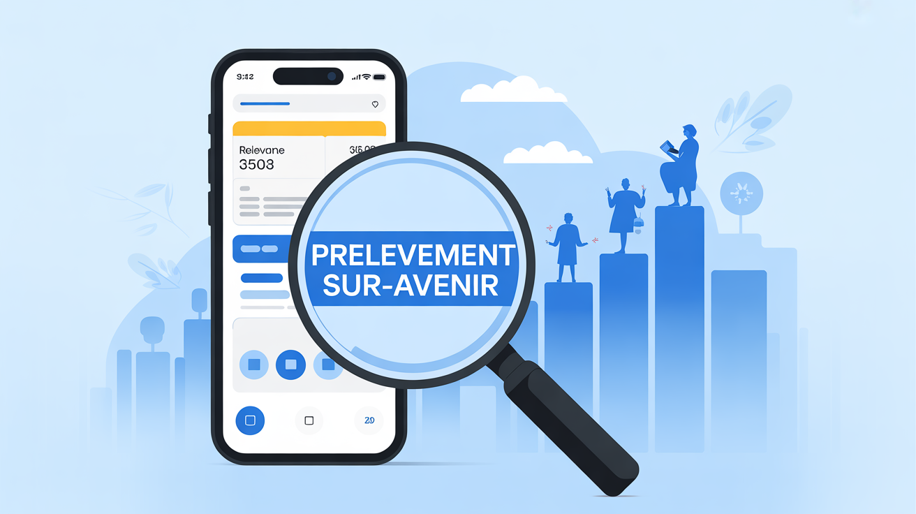 prelevement suravenir extrait releve smartphone