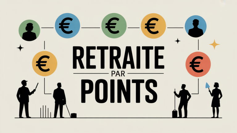 Retraite par points avantages et inconvénients, balance et travailleurs