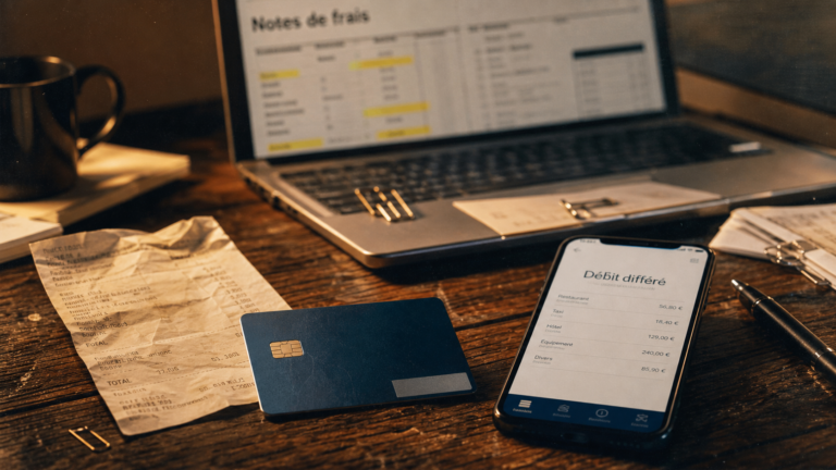 Carte bancaire pro en débit différé : plafonds et frais