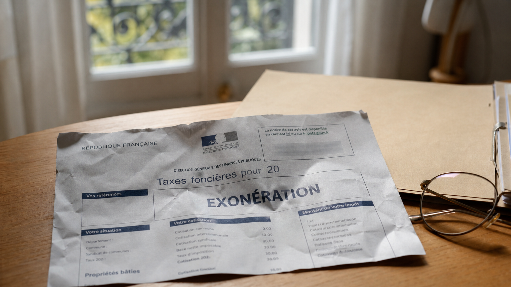 Exonération taxe foncière pour revenus modestes