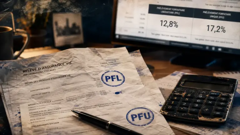 PFL ou PFU vs IR : prélèvement forfaitaire libératoire ou imposition sur le revenu selon TMI et âge du contrat
