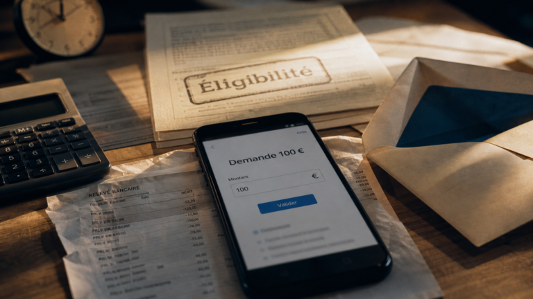 Prêt 100 euros application : demande sur smartphone