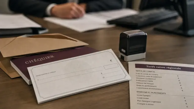 tarif cheque de banque credit agricole : prix selon la caisse régionale