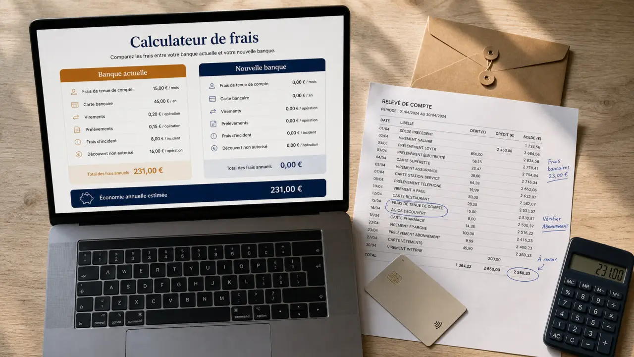 Comparatif des frais bancaires : 15 services à vérifier