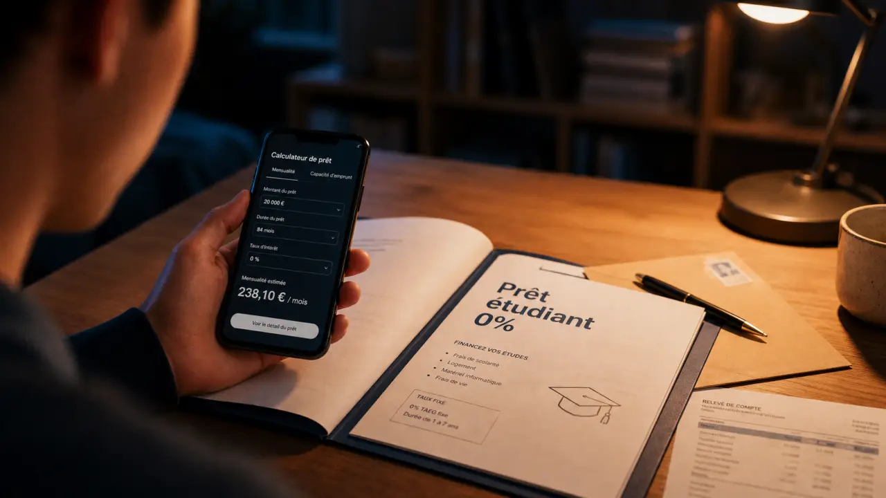 Pret étudiant credit mutuel : 0% TAEG, quotient familial et caution