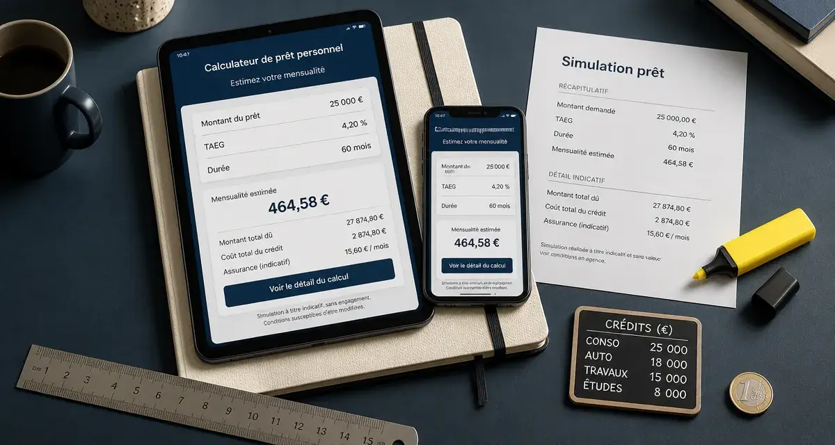Simulation prêt Revolut : TAEG, mensualités et rétractation