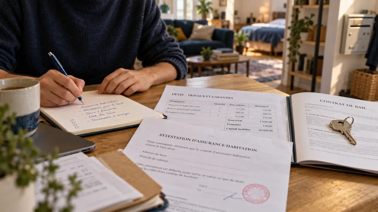 Assurance habitation jeune : dossier bail, clé et franchise pour protéger le budget