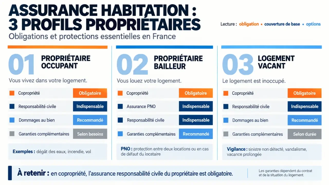 Assurance habitation propriétaire : obligations et garanties selon l’occupation du logement