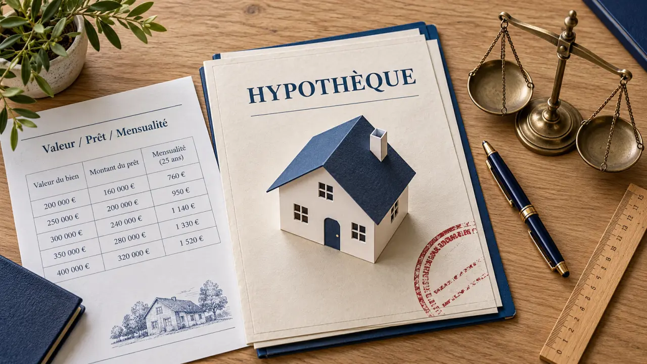 Hypothéquer une maison : obtenir des liquidités, risque de saisie